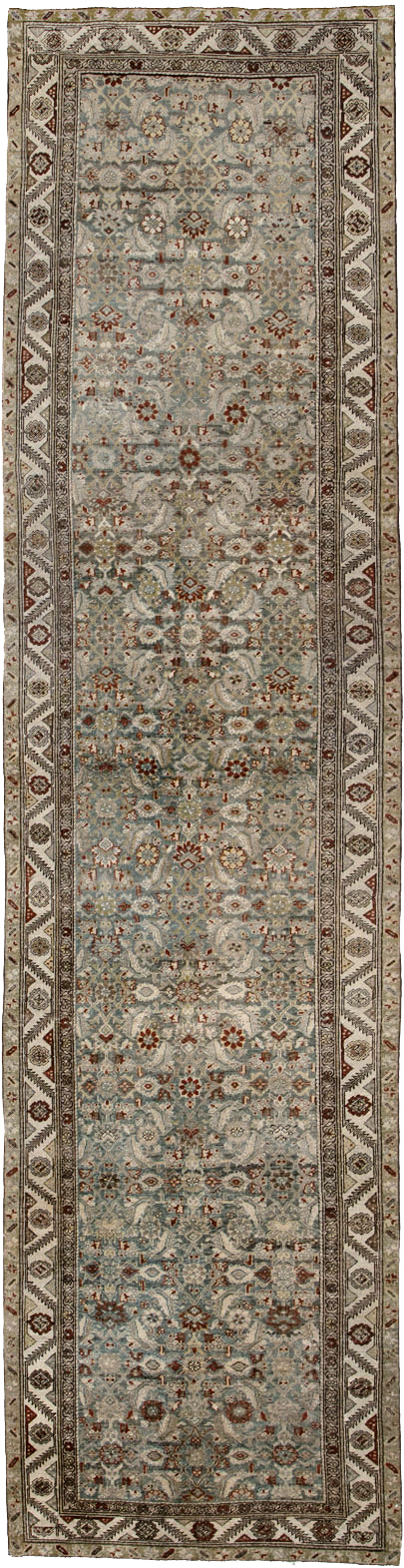 Antique Persian Malayer Runner, No.24502 - Staging