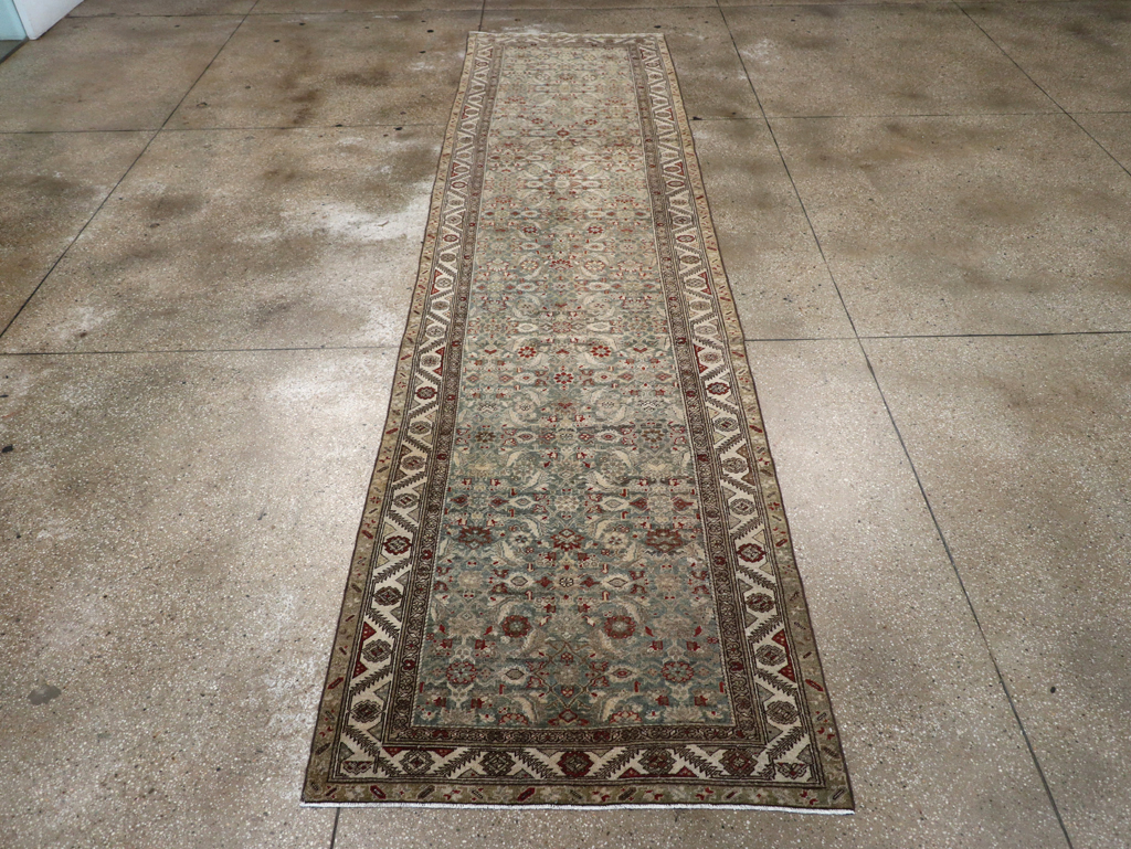 Antique Persian Malayer Runner, No.24502 - Staging
