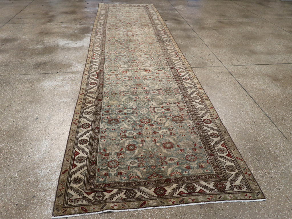 Antique Persian Malayer Runner, No.24502 - Staging