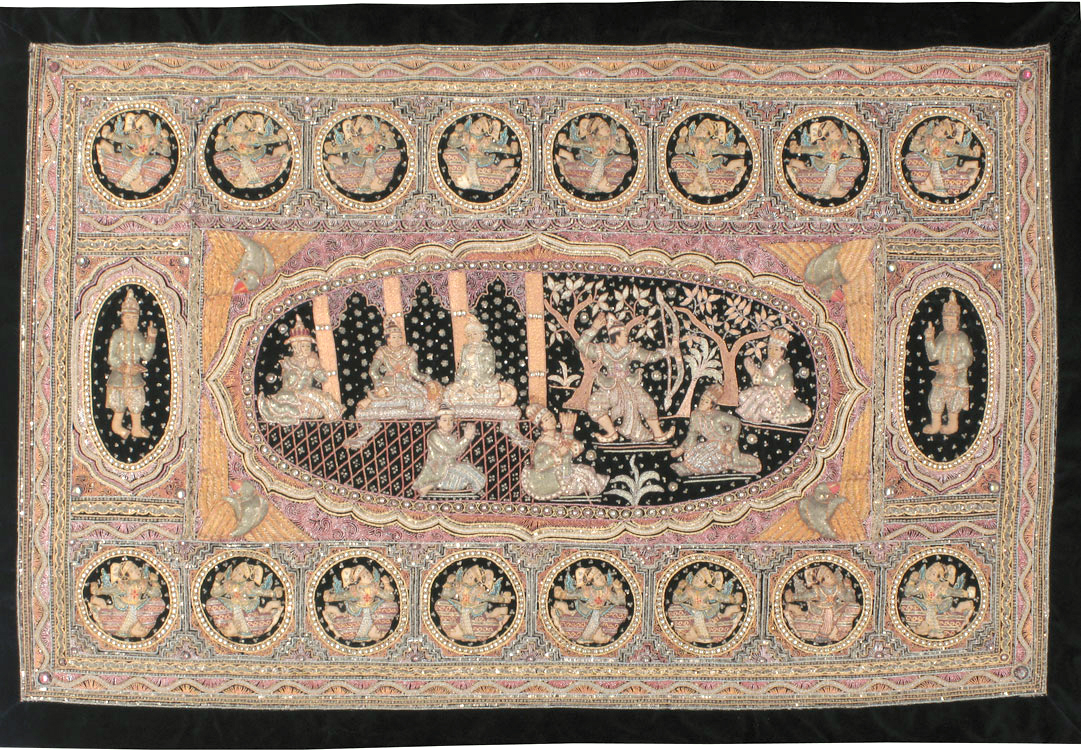 Vintage Burma Tapestry, No.24507 - Staging