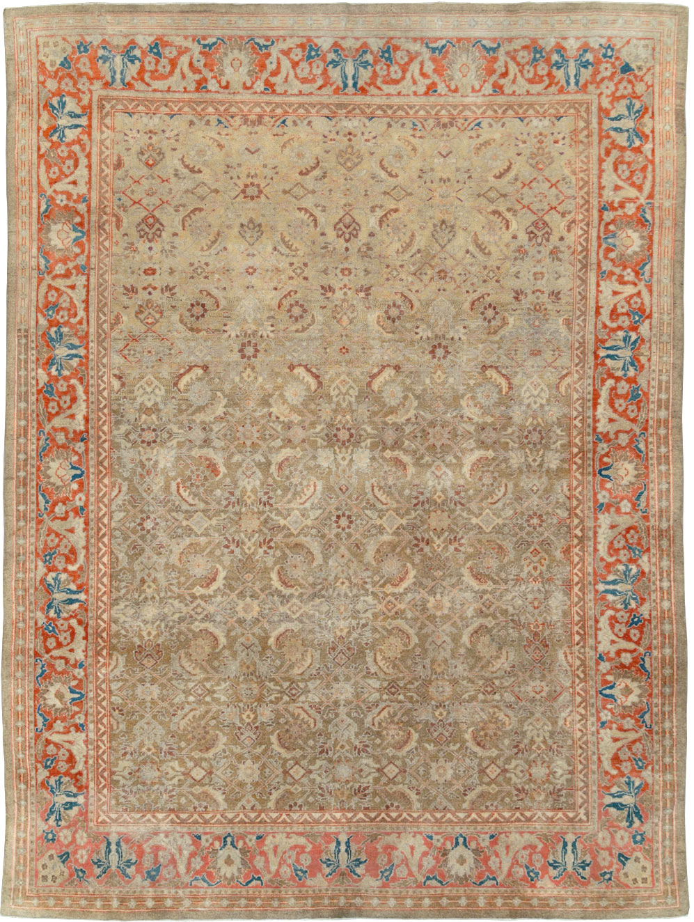 Antique Indian Lahore Carpet, No.24525 - Staging