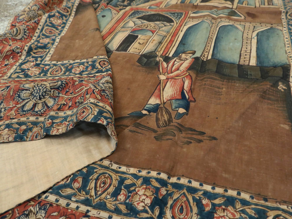 Vintage Persian Pictorial Textile, No.24527 - Staging