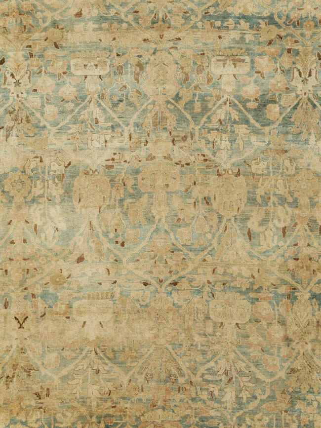 Antique Persian Tabriz Carpet, No.24529 - Staging
