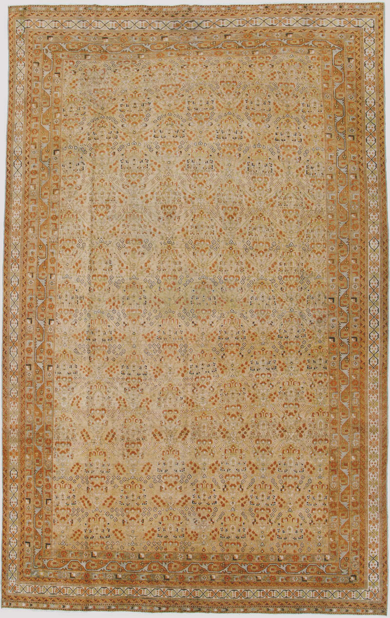 Vintage Persian Shiraz Carpet, No.24556 - Staging