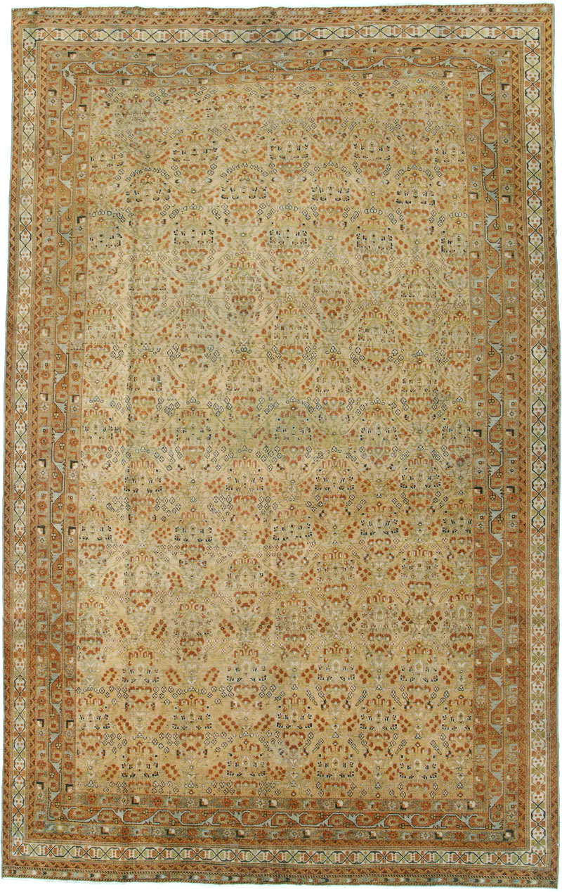Vintage Persian Shiraz Carpet, No.24556 - Staging