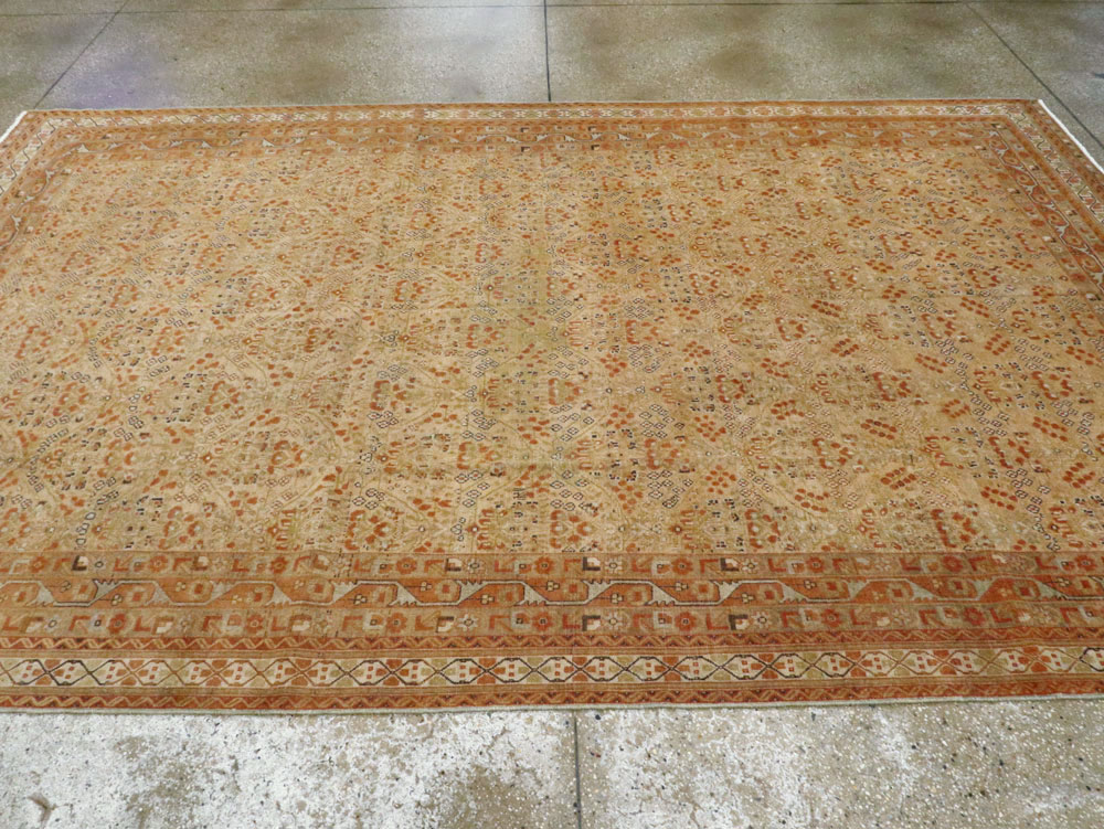 Vintage Persian Shiraz Carpet, No.24556 - Staging