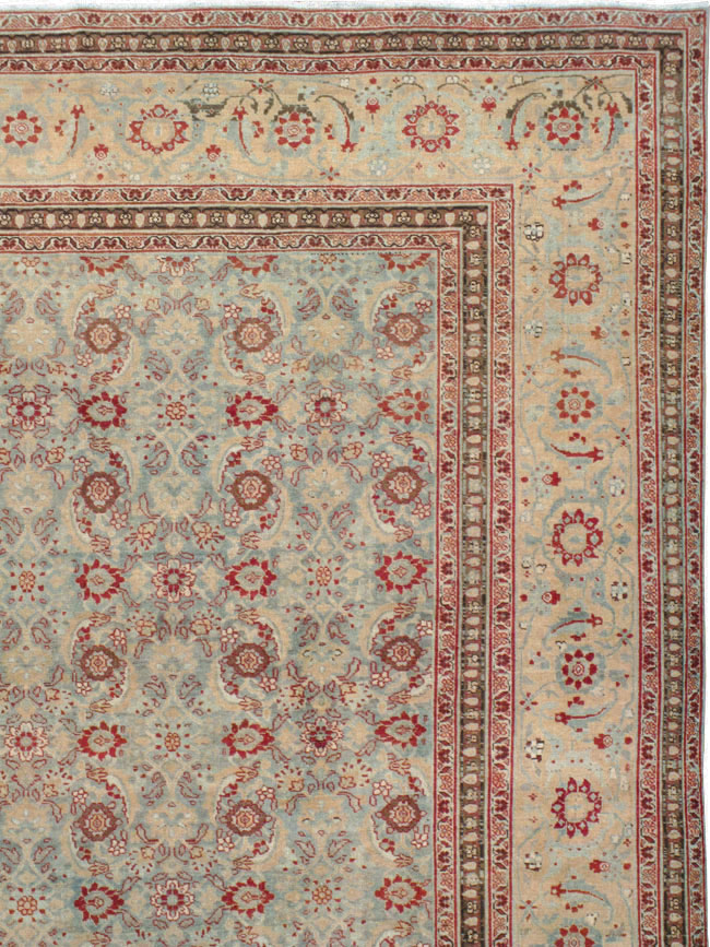 Antique Persian Tabriz Carpet, No.24559 - Staging