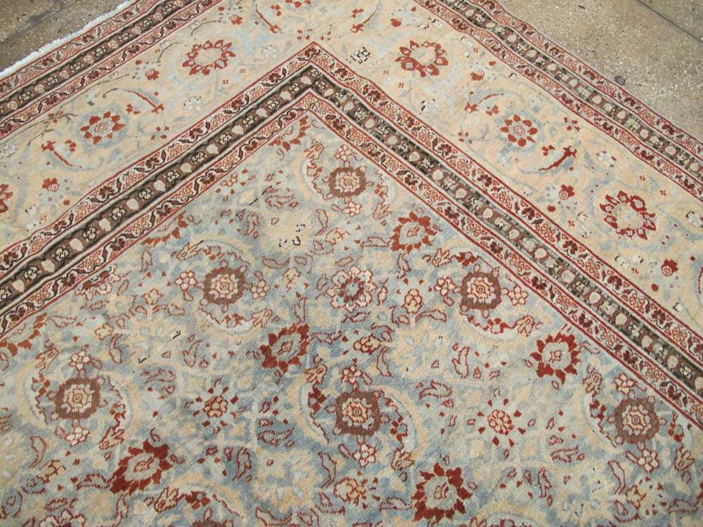 Antique Persian Tabriz Carpet, No.24559 - Staging