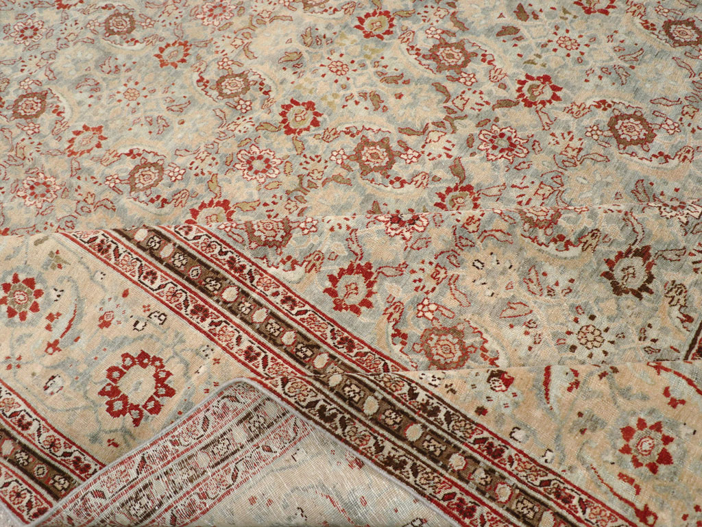 Antique Persian Tabriz Carpet, No.24559 - Staging
