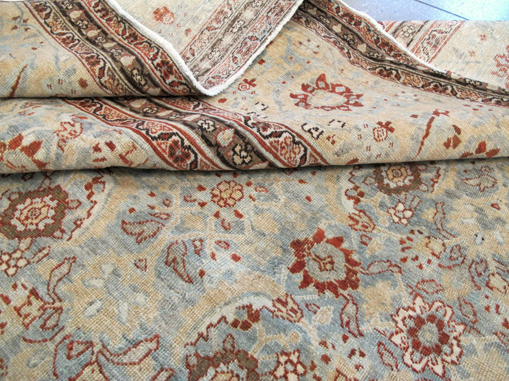 Antique Persian Tabriz Carpet, No.24559 - Staging