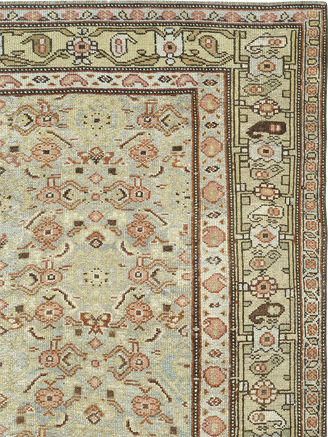 Antique Persian Kurd Accent Rug, No.24560 - Staging