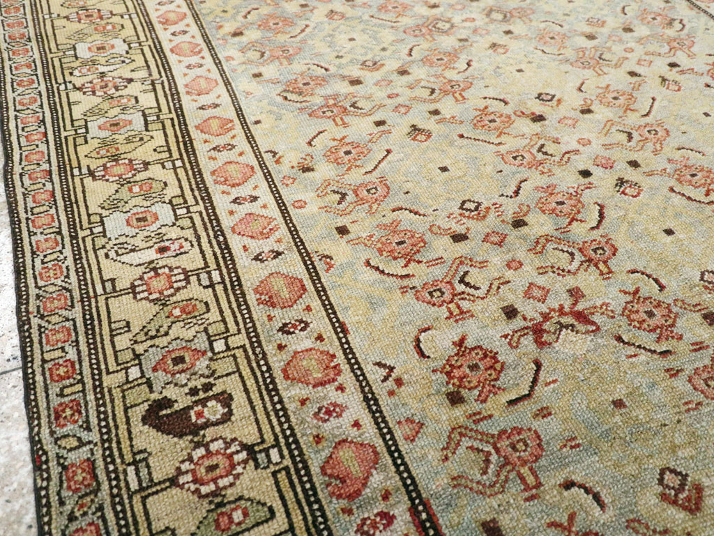 Antique Persian Kurd Accent Rug, No.24560 - Staging