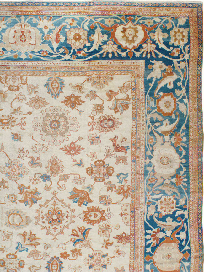 Antique Persian Sultanabad Carpet, No.24573 - Staging