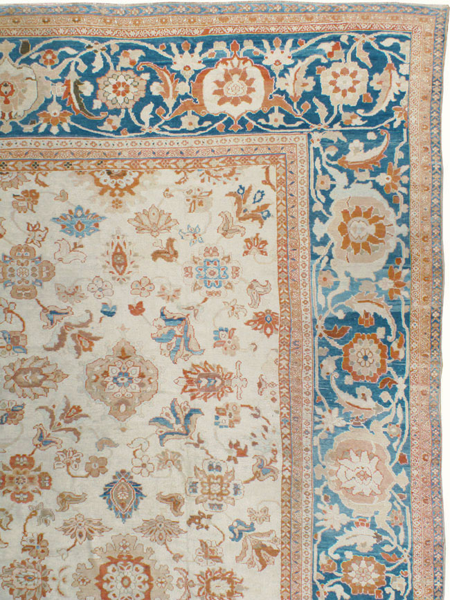 Antique Persian Sultanabad Carpet, No.24573 - Staging