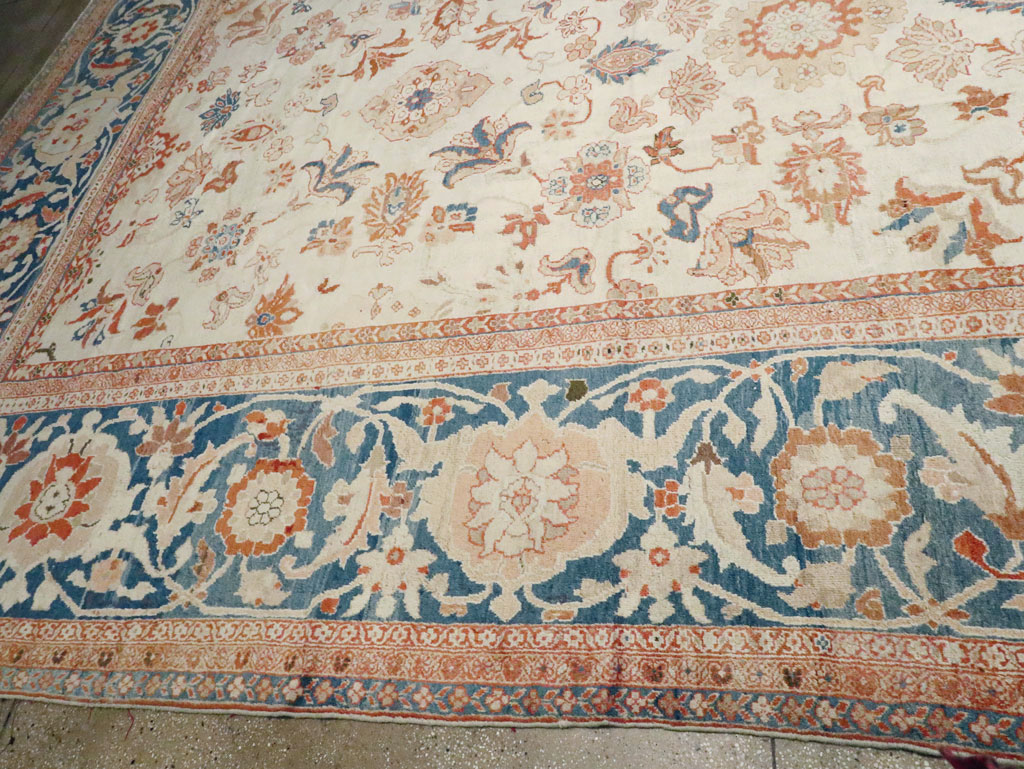 Antique Persian Sultanabad Carpet, No.24573 - Staging
