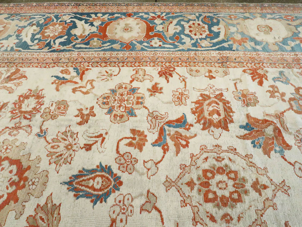 Antique Persian Sultanabad Carpet, No.24573 - Staging