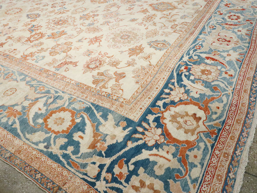 Antique Persian Sultanabad Carpet, No.24573 - Staging