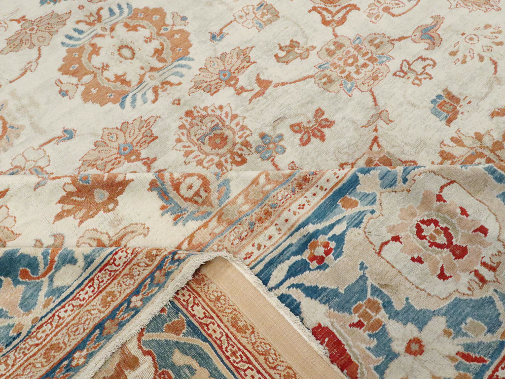 Antique Persian Sultanabad Carpet, No.24573 - Staging