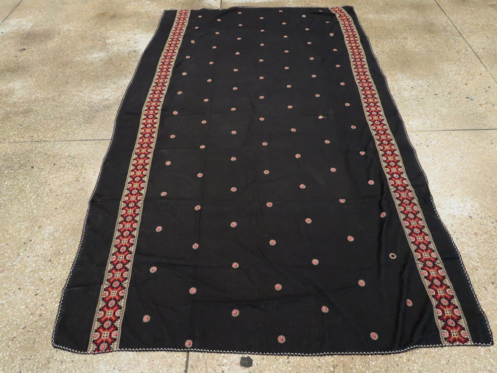 Vintage Persian Embroidered Textile, No.24590 - Staging