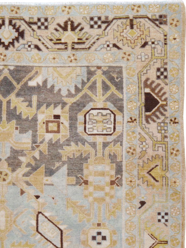 Vintage Persian Malayer Rug, No.24594 - Staging