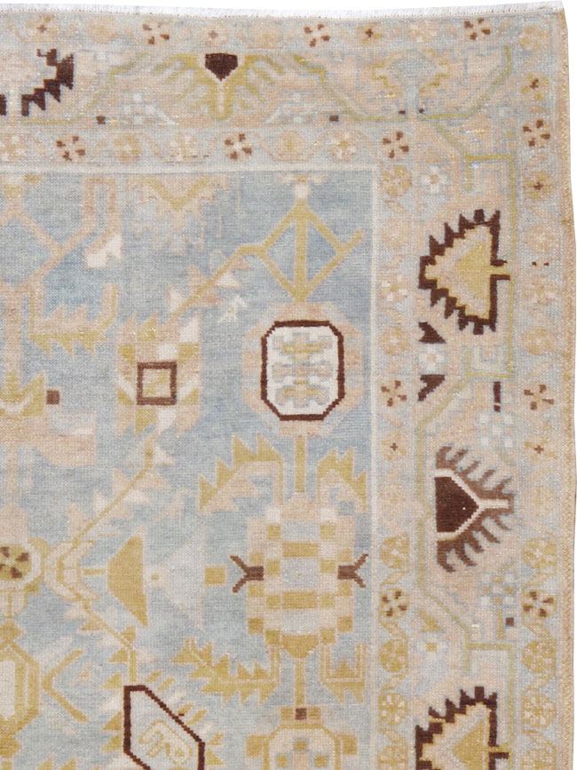 Vintage Persian Malayer Rug, No.24594 - Staging