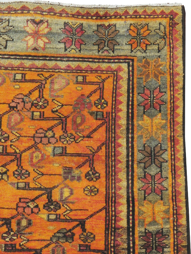 Vintage Persian Malayer Rug, No.24598 - Staging