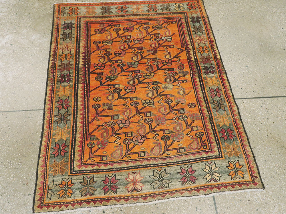 Vintage Persian Malayer Rug, No.24598 - Staging