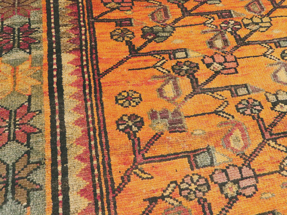 Vintage Persian Malayer Rug, No.24598 - Staging