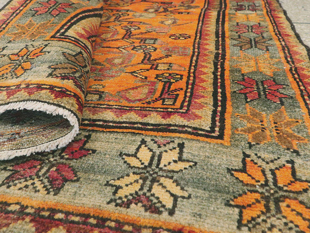 Vintage Persian Malayer Rug, No.24598 - Staging