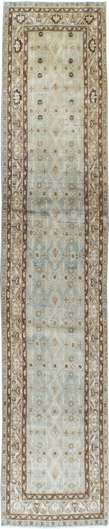 Vintage Persian Malayer Runner (Pair: 1 of 2), No.24599 - Staging