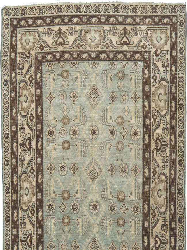 Vintage Persian Malayer Runner (Pair: 1 of 2), No.24599 - Staging