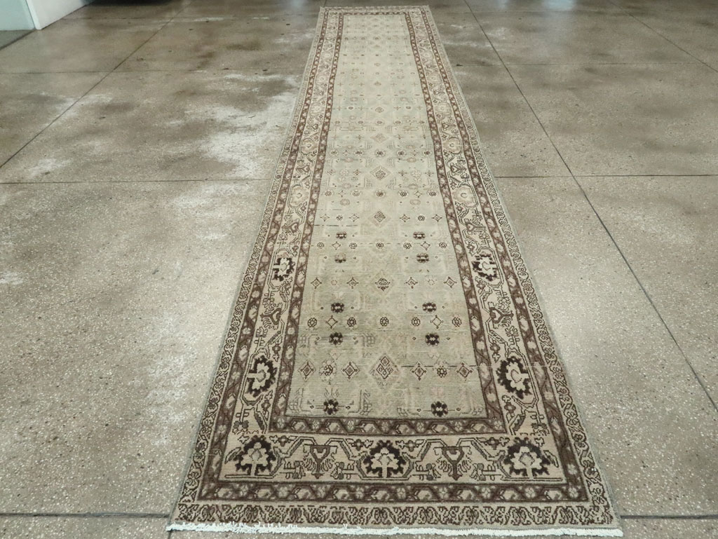 Vintage Persian Malayer Runner (Pair: 1 of 2), No.24599 - Staging