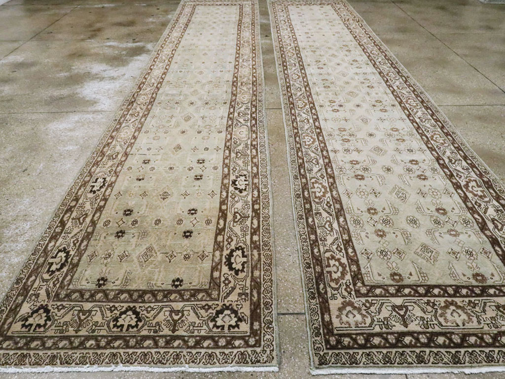 Vintage Persian Malayer Runner (Pair: 1 of 2), No.24599 - Staging