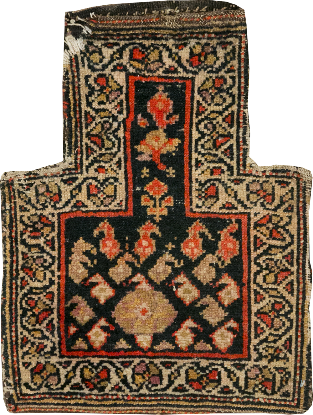 Vintage Persian Kurdish Bag, No.24618 - Staging