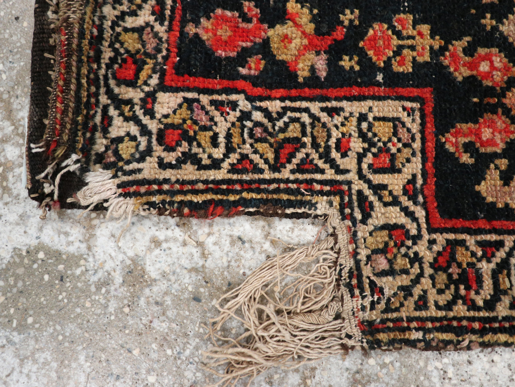 Vintage Persian Kurdish Bag, No.24618 - Staging