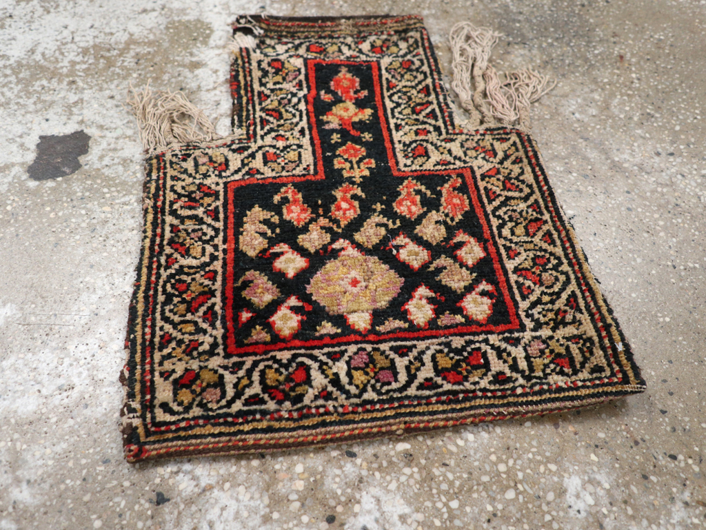 Vintage Persian Kurdish Bag, No.24618 - Staging