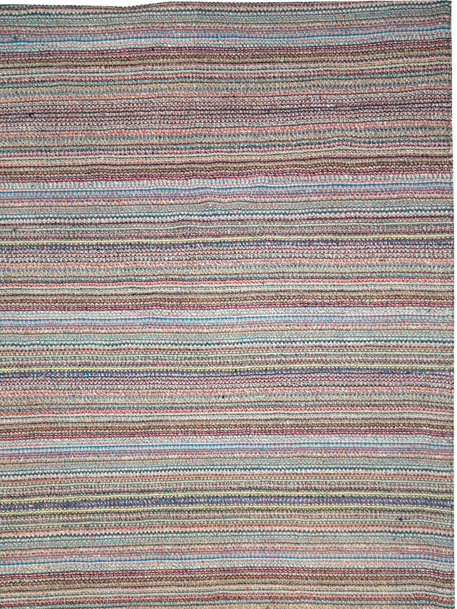 Vintage Persian Flatweave, No.24630 - Staging