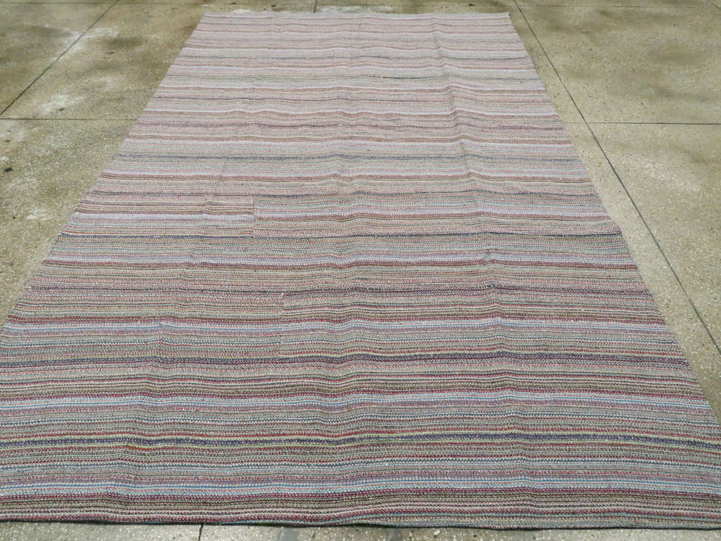Vintage Persian Flatweave, No.24630 - Staging
