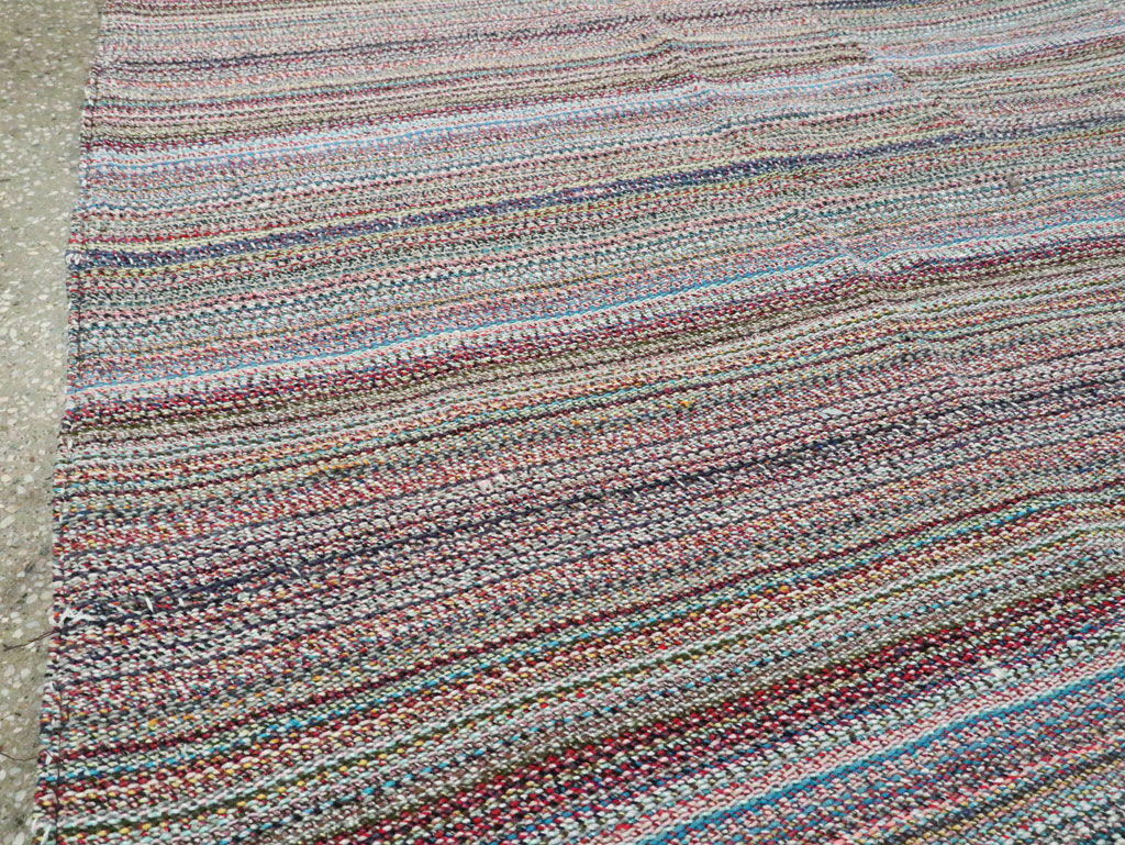 Vintage Persian Flatweave, No.24630 - Staging