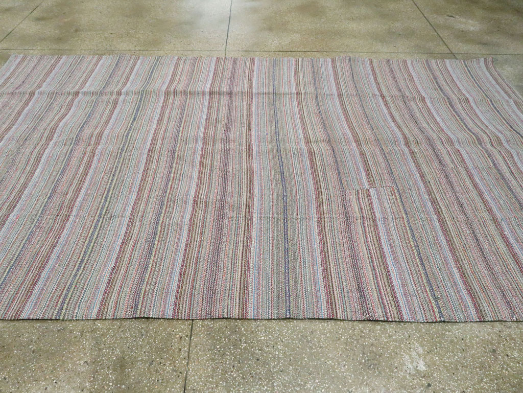 Vintage Persian Flatweave, No.24630 - Staging