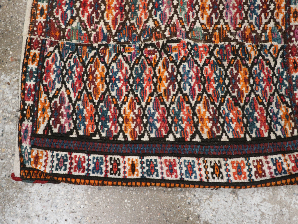 Vintage Persian Kurdish Bag, No.24647 - Staging