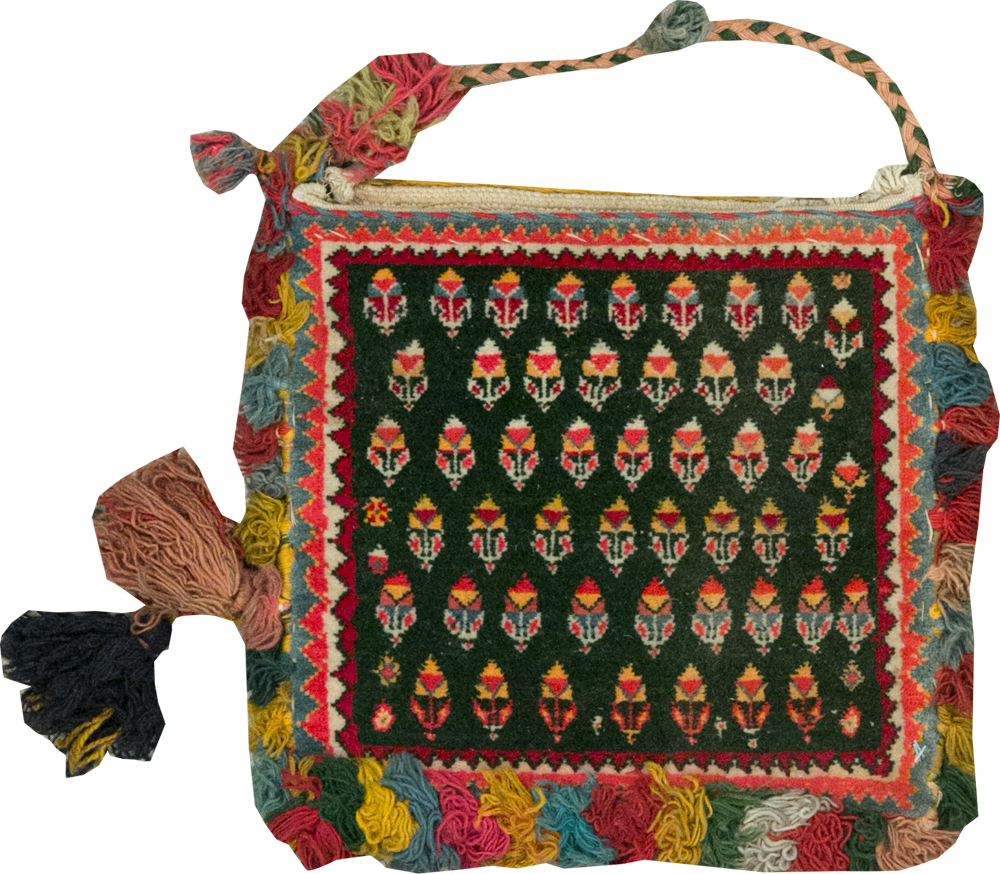 Vintage Persian Afshar Bag, No.24649 - Staging