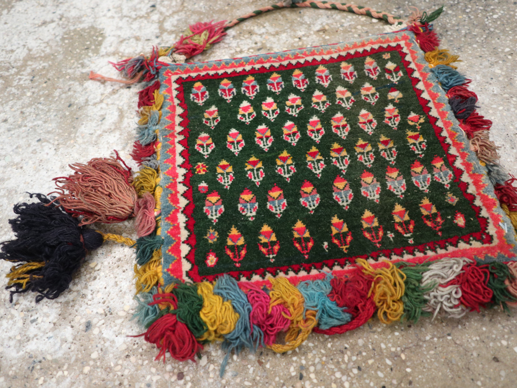 Vintage Persian Afshar Bag, No.24649 - Staging