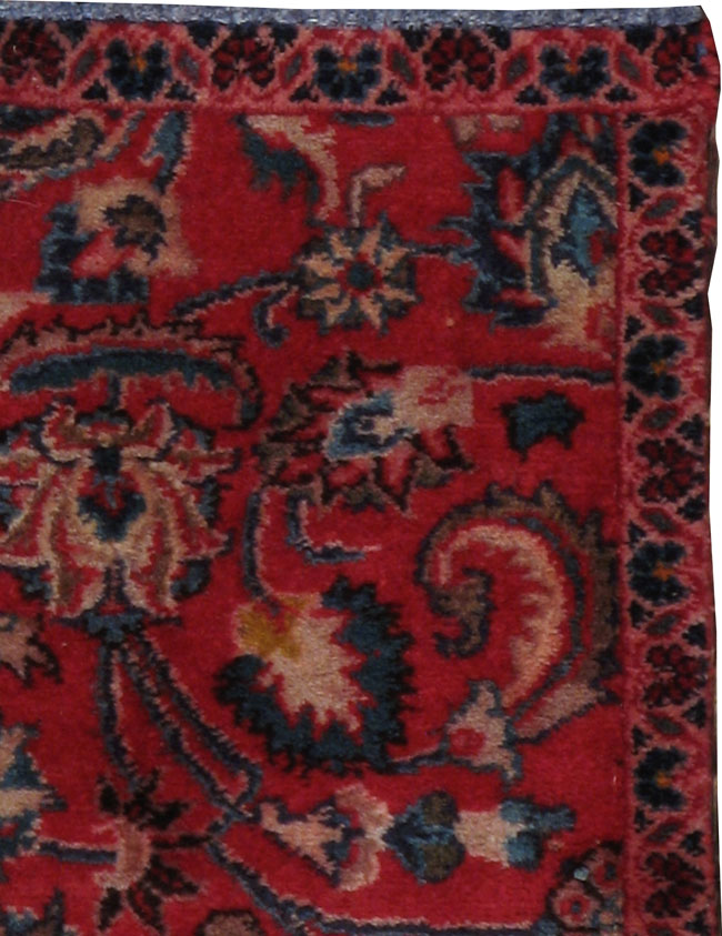 Vintage Persian Mashad Sampler Rug, No.24657 - Staging