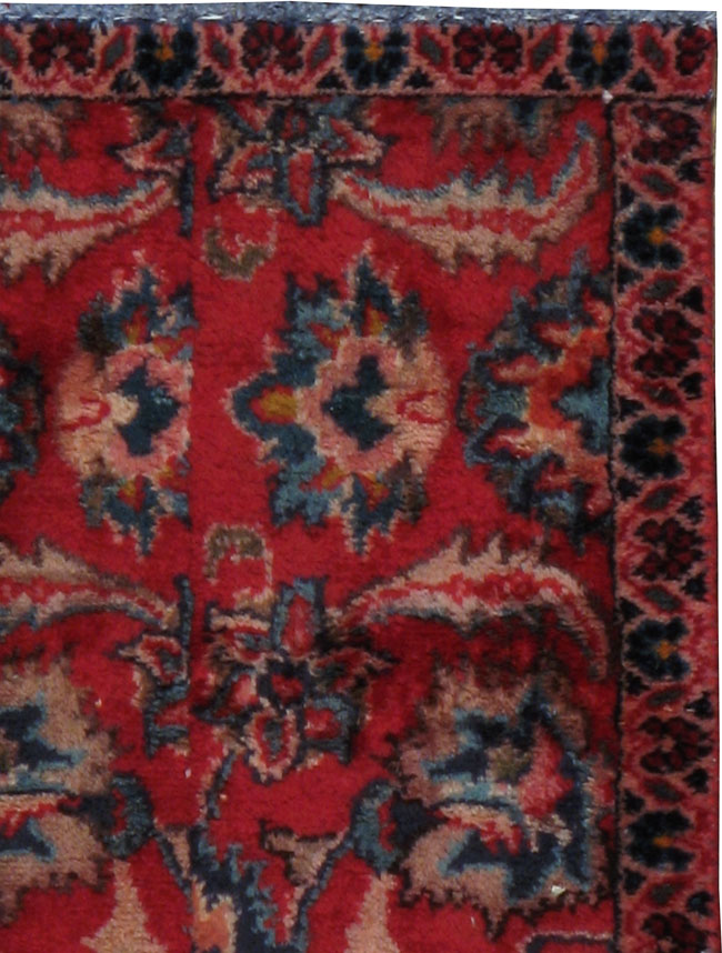 Vintage Persian Mashad Sampler Rug, No.24657 - Staging