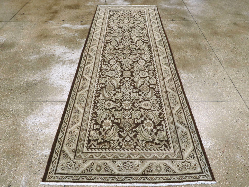 Antique Persian Mahal Runner, No.24662 - Staging