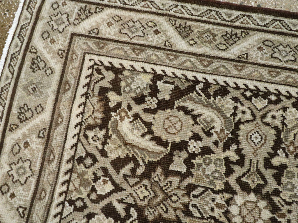 Antique Persian Mahal Runner, No.24662 - Staging