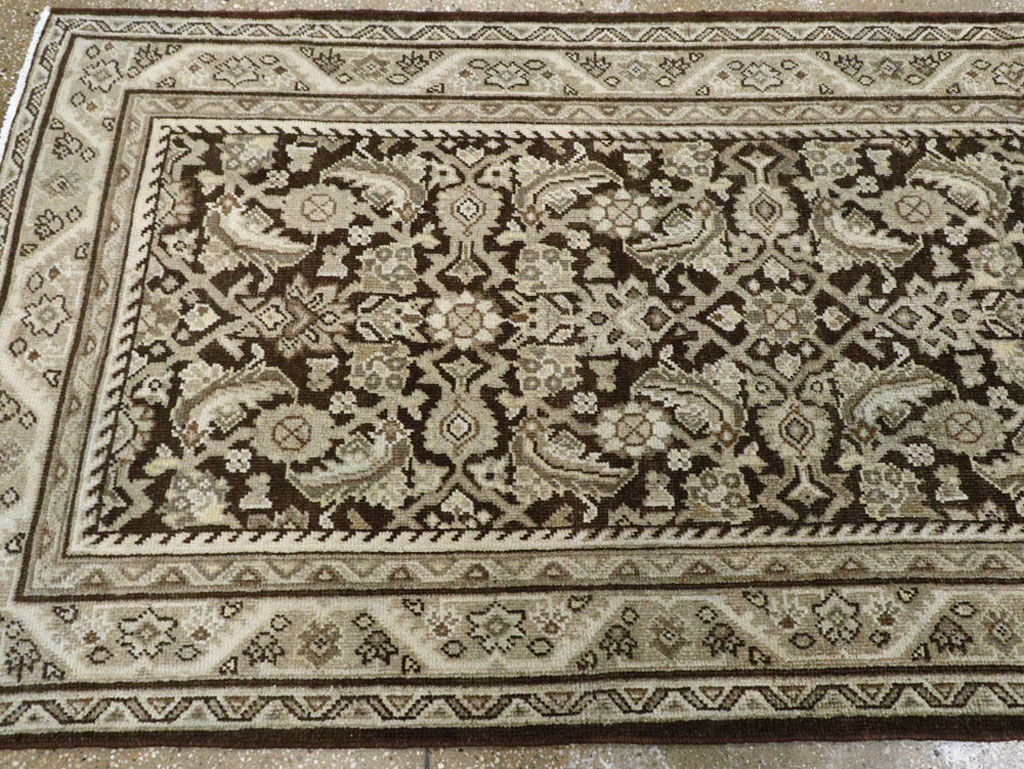 Antique Persian Mahal Runner, No.24662 - Staging