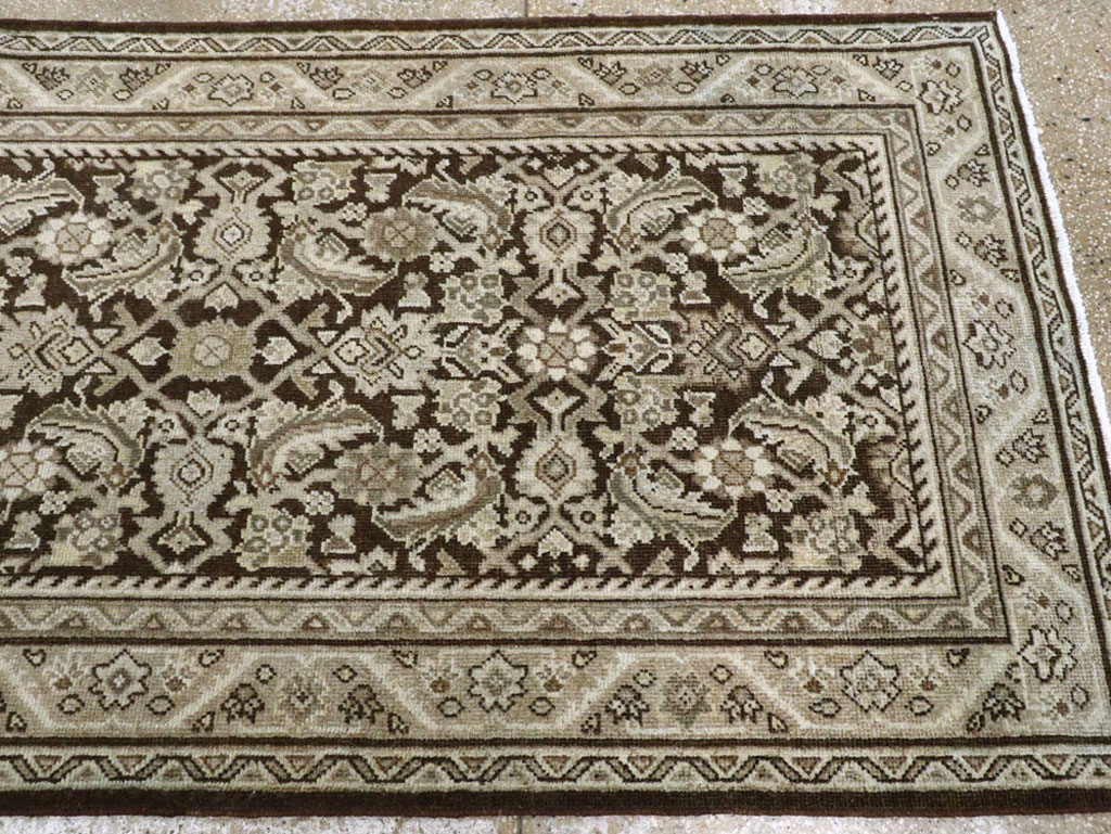Antique Persian Mahal Runner, No.24662 - Staging
