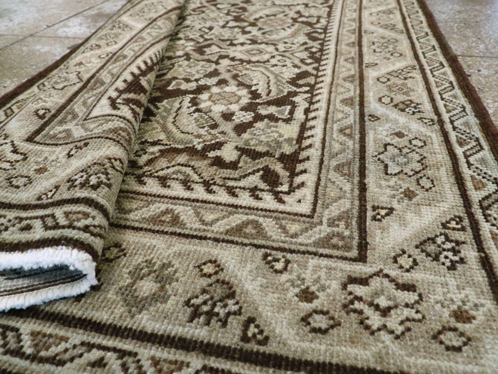 Antique Persian Mahal Runner, No.24662 - Staging